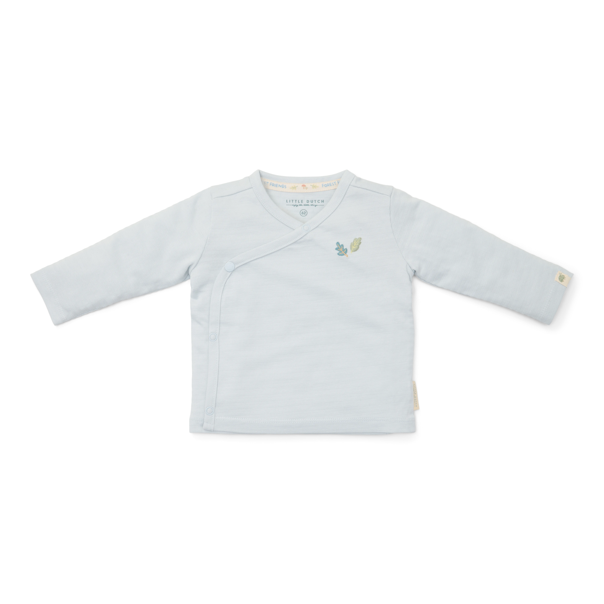 T-shirt wrap long sleeves Baby Blue - 74