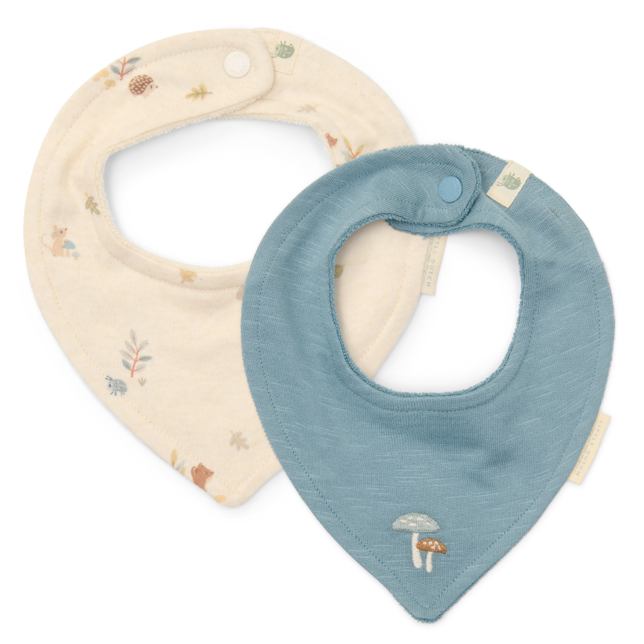 Bib set of 2 Multi - One Size