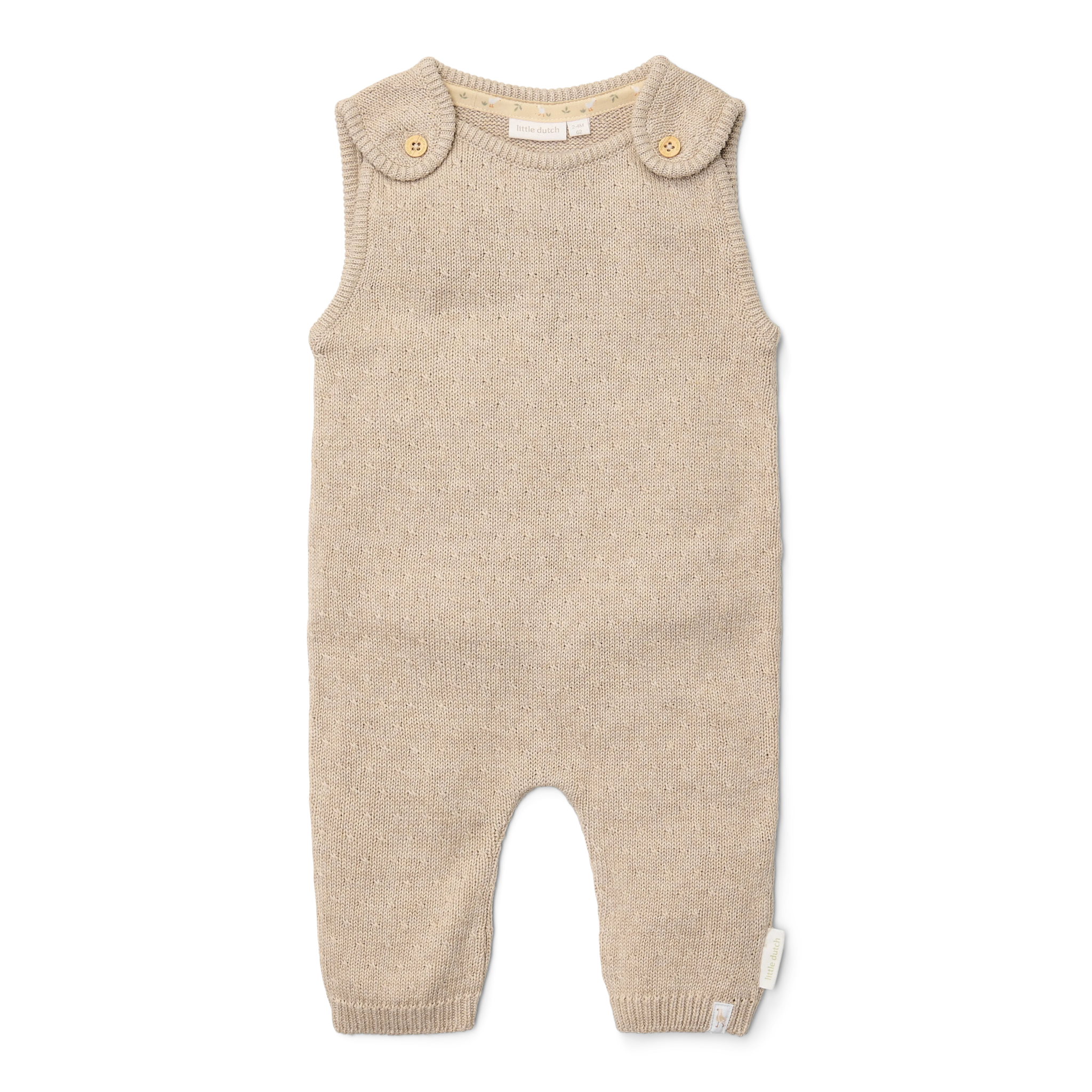 Knitted one-piece suit Soft Beige Melee - 74