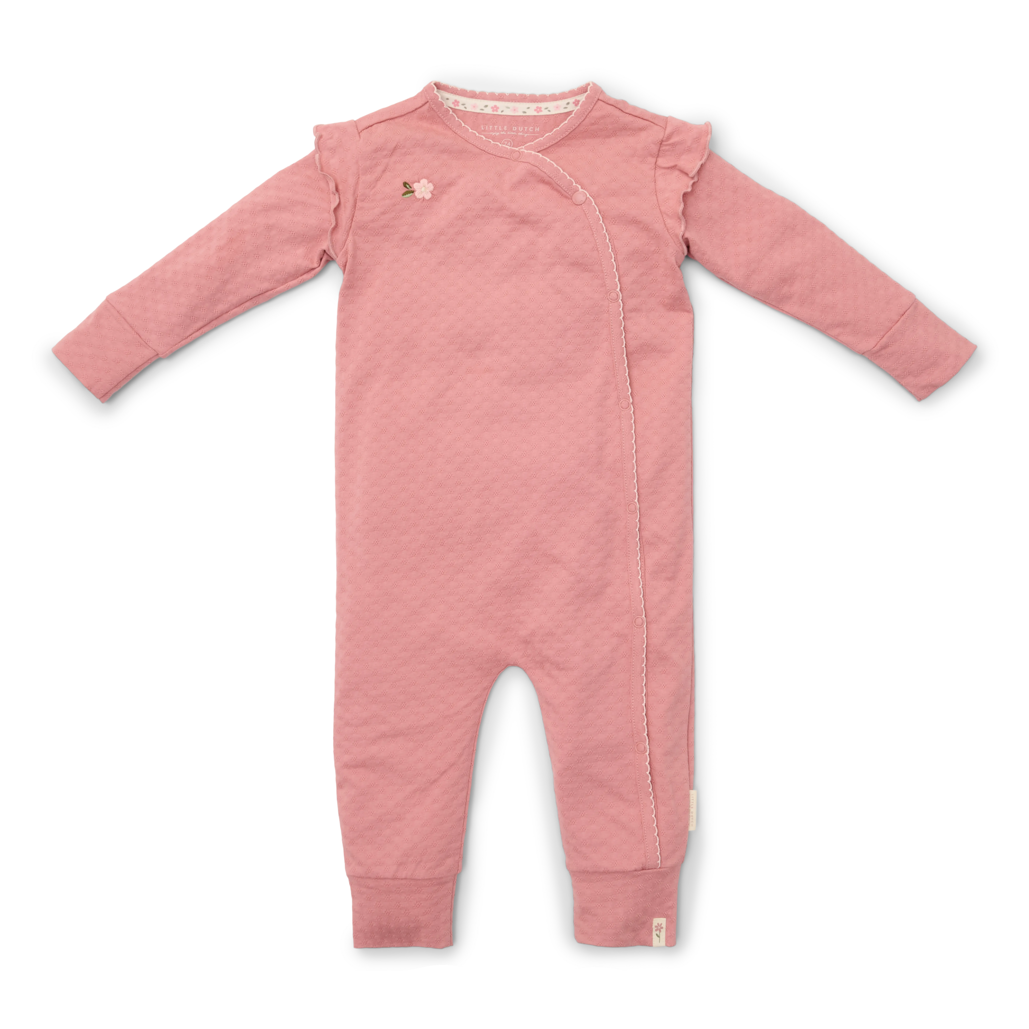 One-piece wrap suit - Pink Blush